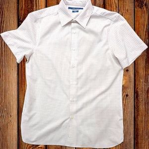 Perry Ellis- Casual bottom down shirt- Small slim fit